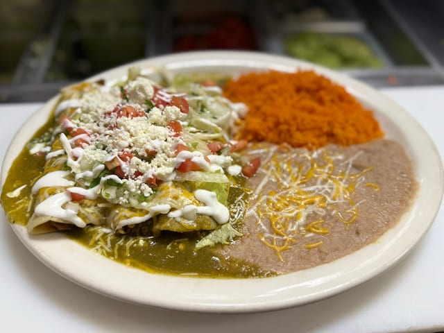 Enchilada Platter.