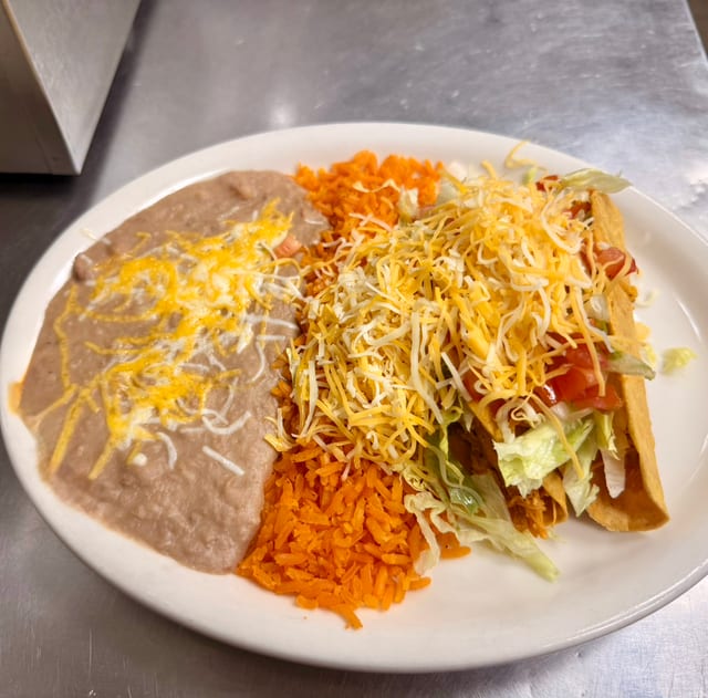 Two Crispy Tacos Combo.