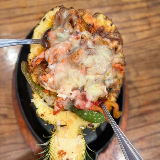 Pineapple Fajitas.