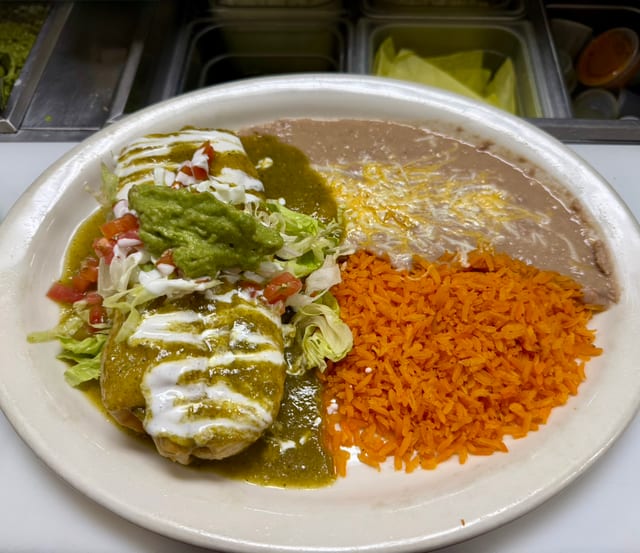 Shrimp Chimichanga.