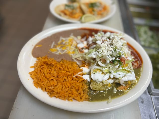 Two Enchiladas Combo.