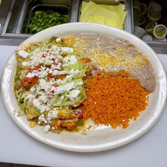 Shrimp Enchiladas.