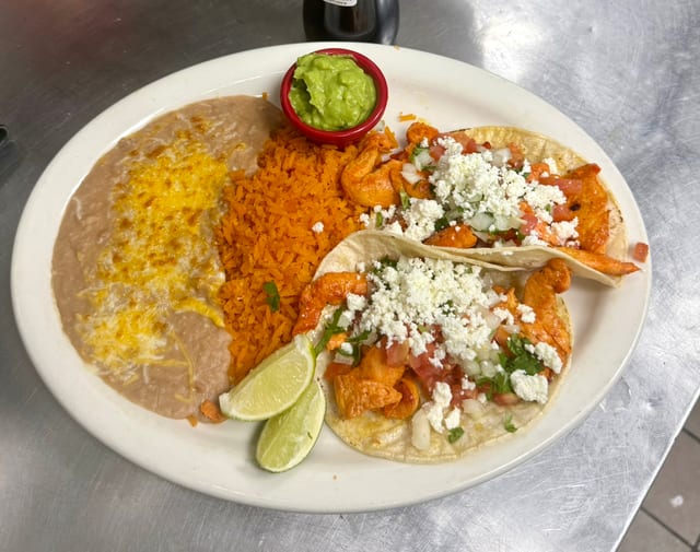 Grilled Chicken Tacos Platter.