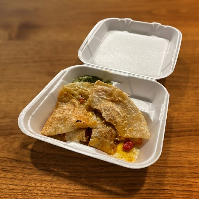 Shrimp Quesadilla.